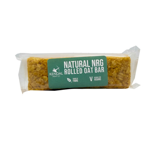 Natural NRG: Rolled Oat Flapjack Energy Bar (Vegan) (Clearance)