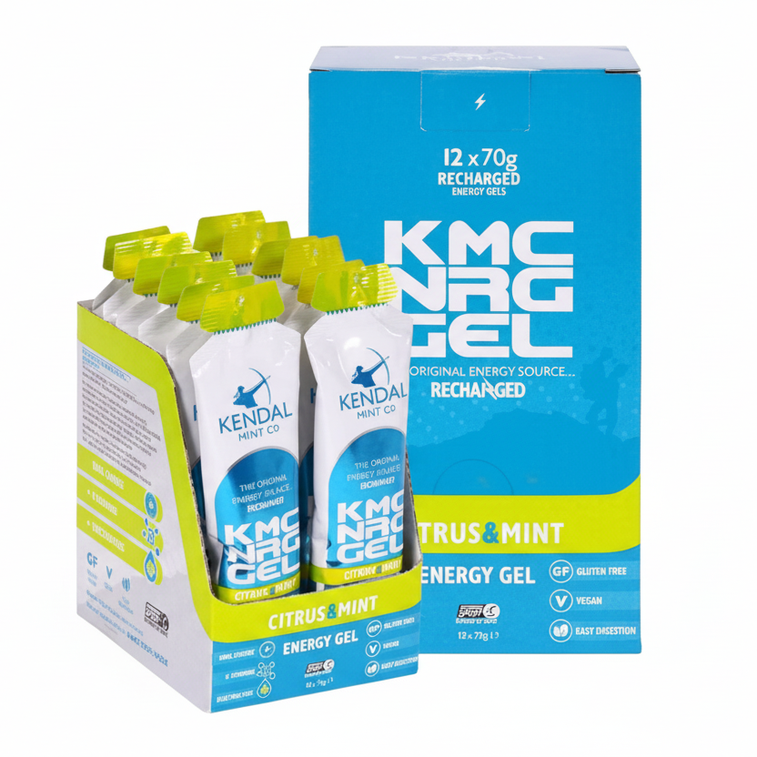 KMC NRG GEL Citrus & Mint Energy Gel 70g – Kendal Mint Co®