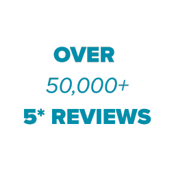 Over 50,000 five star reviews
