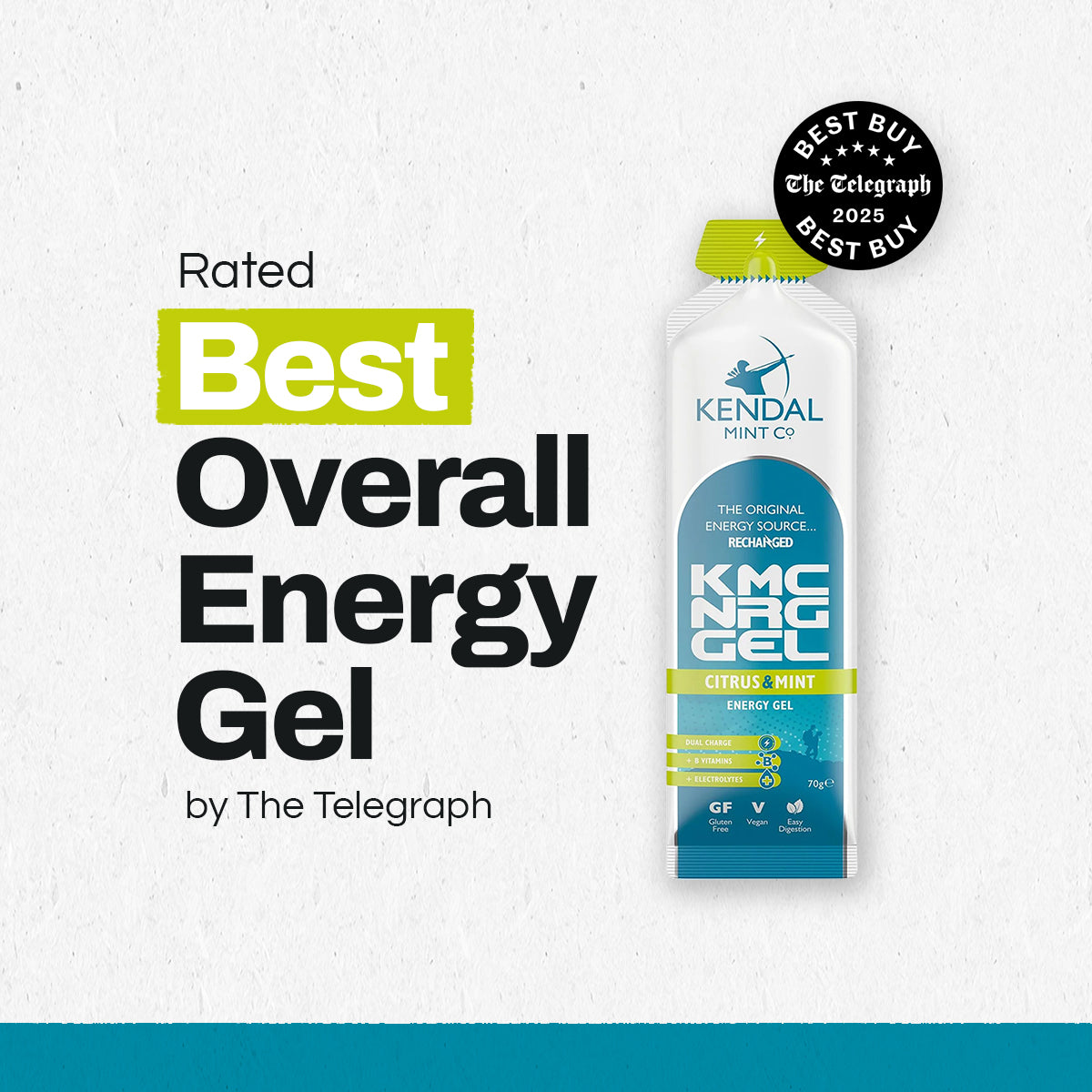 KMC NRG GEL Zitrus- und Minz-Energiegel 70 g