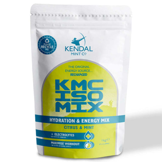 KMC ISO MIX Isotonic Hydration Recyclable Pouch 1kg - 27 Serves - KMC ISO MIX - Kendal Mint Co® - 1kg/ 27 Serves
