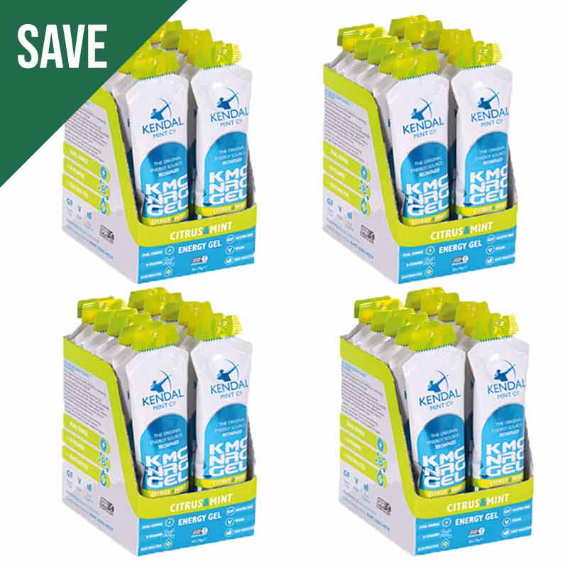 KMC NRG GEL Citrus & Mint Flavour Bundle L (48x70g Gels) - Bundle - Kendal Mint Co® -