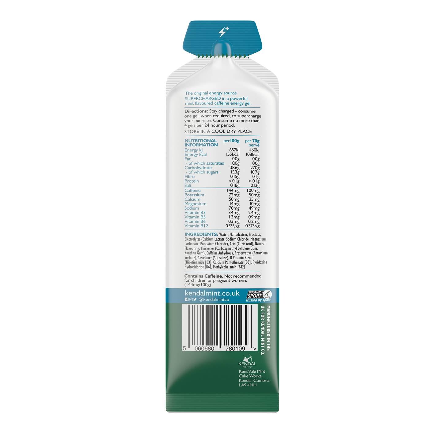KMC NRG GEL+ Mint Flavour Caffeine Bundle L (48x70g Gels) - Bundle - Kendal Mint Co® -