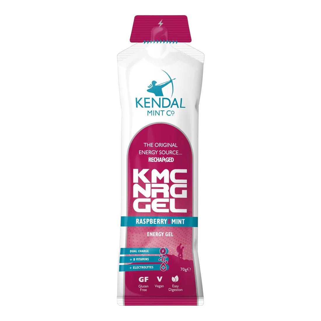 KMC NRG GEL Raspberry & Mint Flavour Bundle L (48x70g Gels) - Bundle - Kendal Mint Co® -