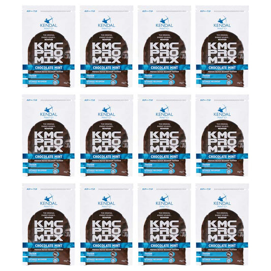 KMC PRO MIX Whey Protein Recovery Powder | Chocolate Mint Flavour | 12 x 40g - KMC PRO MIX - Kendal Mint Co® -