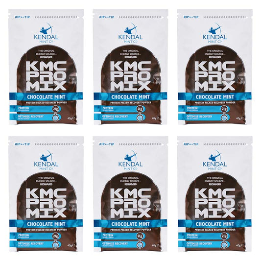 KMC PRO MIX Whey Protein Recovery Powder | Chocolate Mint Flavour | 6 x 40g - KMC PRO MIX - Kendal Mint Co® -