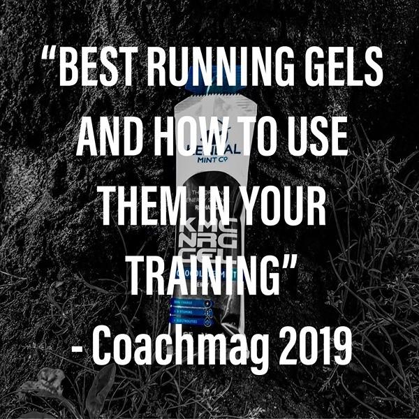 KMC Listed as “Best Running Gels” AND “Best Energy Bars” 2019 by Coachmag