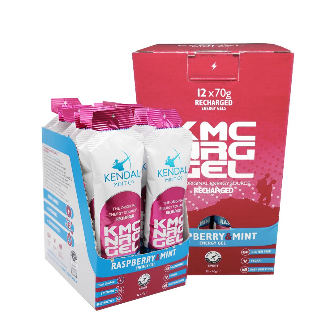 KMC NRG GEL Raspberry Mint Energy Gel Easy Digest Vegan Gluten Free ...