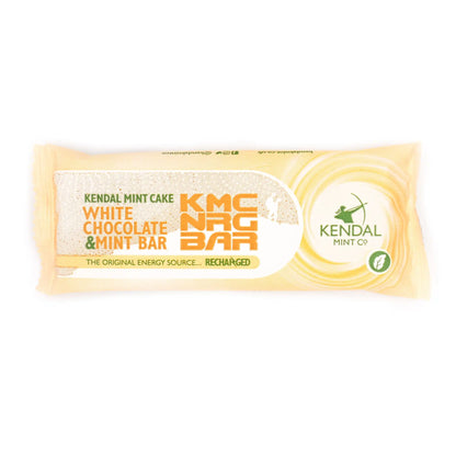 KMC NRG BAR: Kendal Mint Cake met witte chocoladecoating 50g (exclusief)