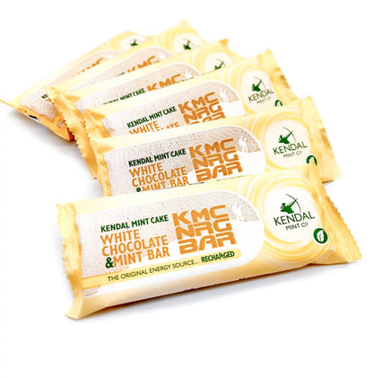 KMC NRG BAR: Kendal Mint Cake met witte chocoladecoating 50g (exclusief)
