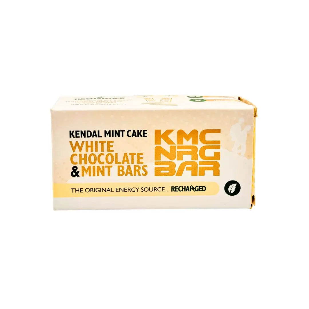 KMC NRG BAR: Kendal Mint Cake met witte chocoladecoating 50g (exclusief)