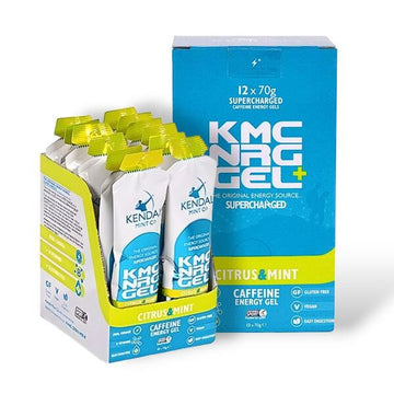 KMC NRG GEL+ Citrus &amp; Mint Cafeïne Energiegel 70g