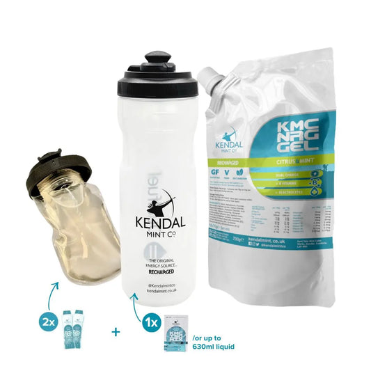 KMC NRG GEL Refillable & DualFuel Bottle Bundle - Citrus & Mint (10 x 70g)
