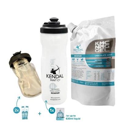KMC NRG GEL Refillable & DualFuel Bottle Bundle - Chocolate Mint (10 x 70g)