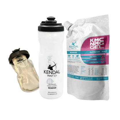 KMC NRG GEL Refillable & DualFuel Bottle Bundle - Raspberry & Mint (10 x 70g)