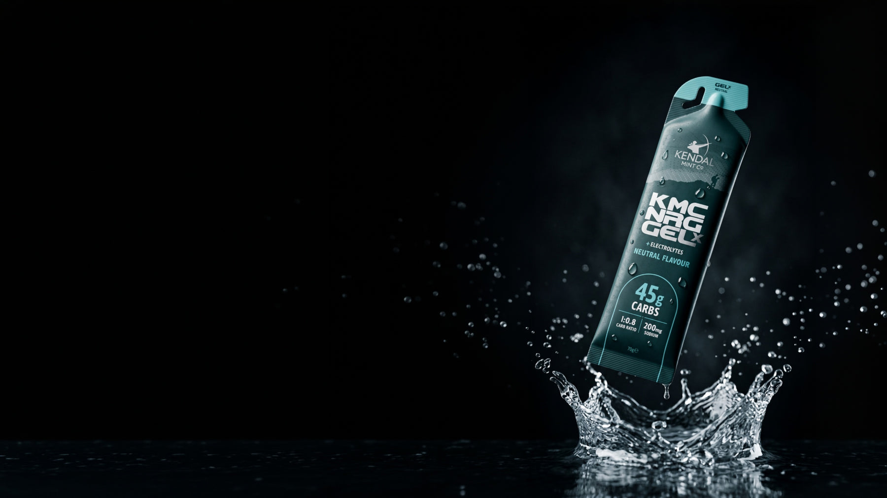 GEL X above a water splash