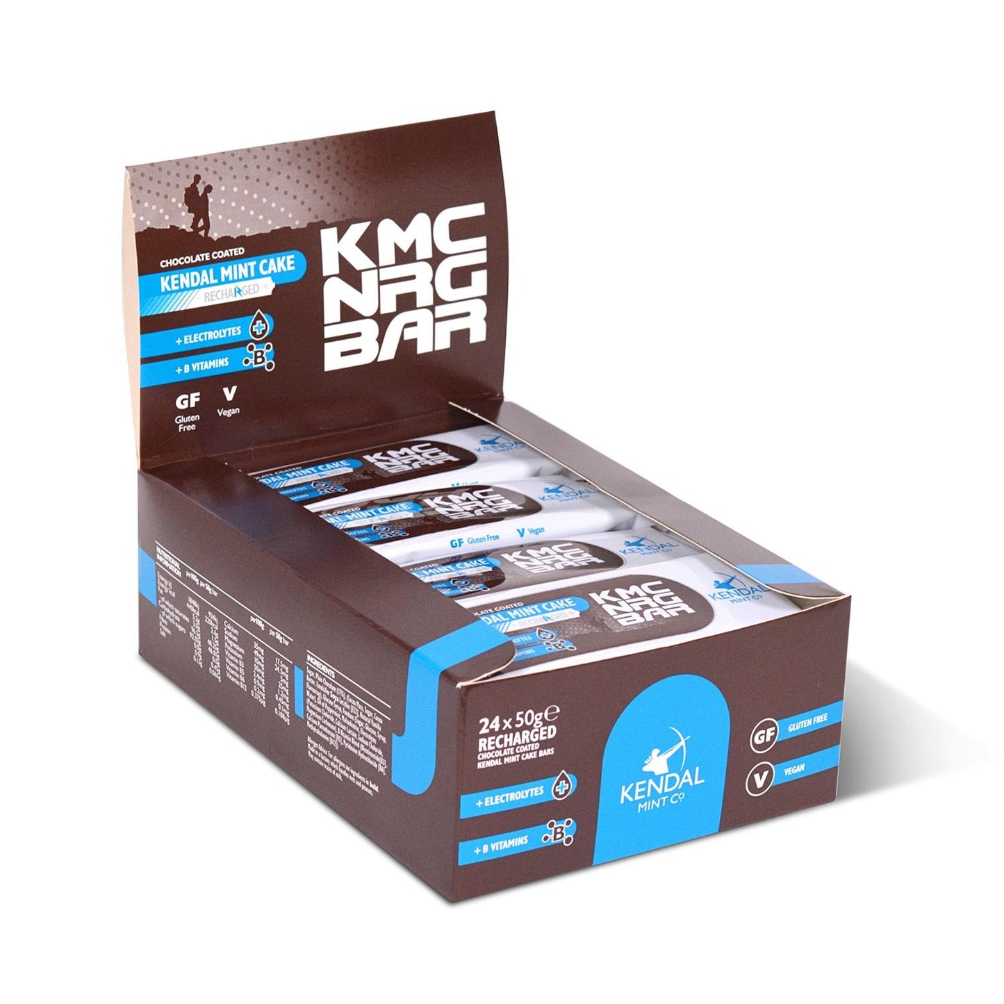 KMC NRG BAR Kendal-Minz-Kuchen mit Schokoladenüberzug, aufgeladen