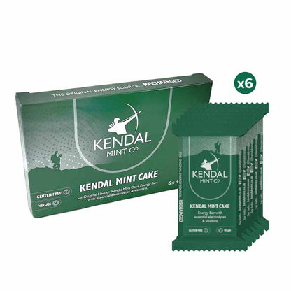 KMC NRG BAR Kendal Mint Cake Recharged Energieriegel im Taschenformat, 35 g