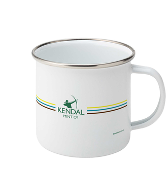 Kendal Mint Co® Enamel Mug "Recharge"
