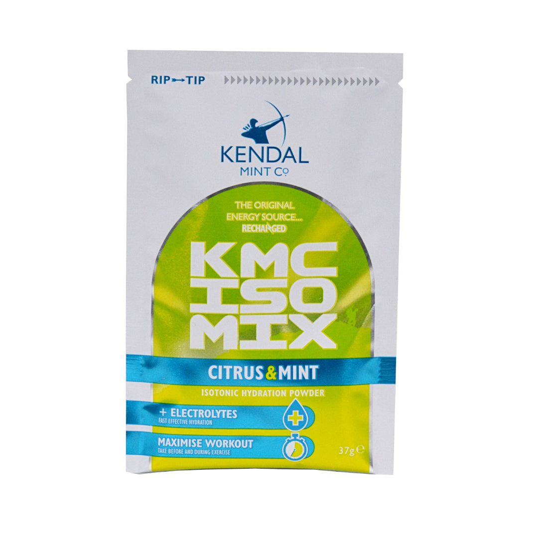 KMC ISO MIX Isotonische Flüssigkeitszufuhr | +Elektrolyte | Vegan und glutenfrei | 24 x 37 g