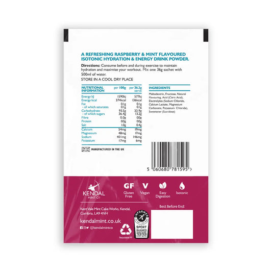 KMC ISO MIX Isotonic Hydration - Raspberry & Mint [Launching Jan 2026]