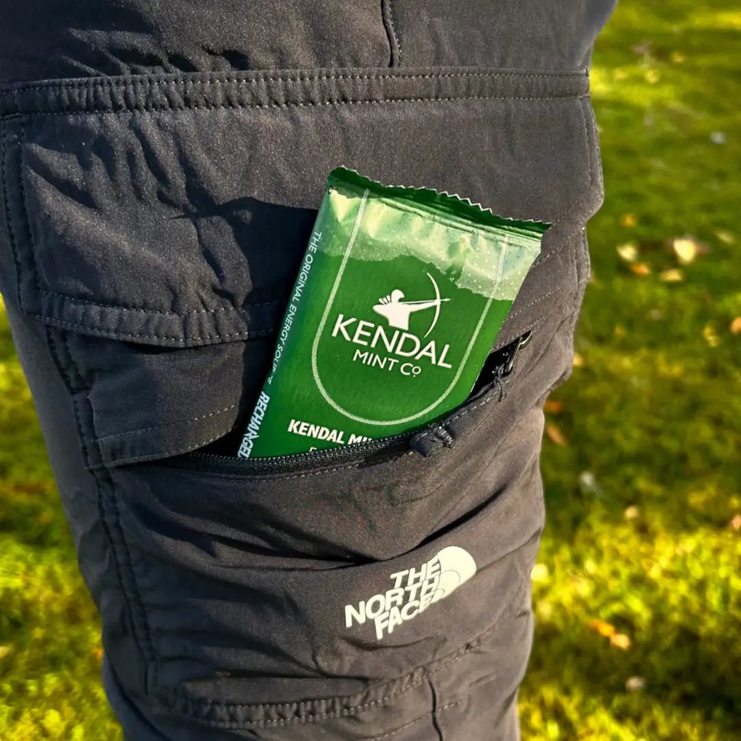 KMC NRG BAR Kendal Mint Cake Recharged Pocket-sized Energy Bar 35g