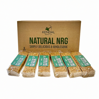 Natural NRG: Rolled Oat Flapjack Energy Bar (Vegan)