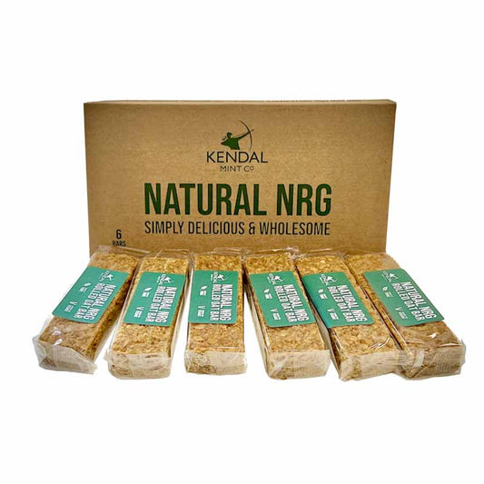 Natural NRG: Rolled Oat Flapjack Energy Bar (Veganistisch) (Opruiming) 